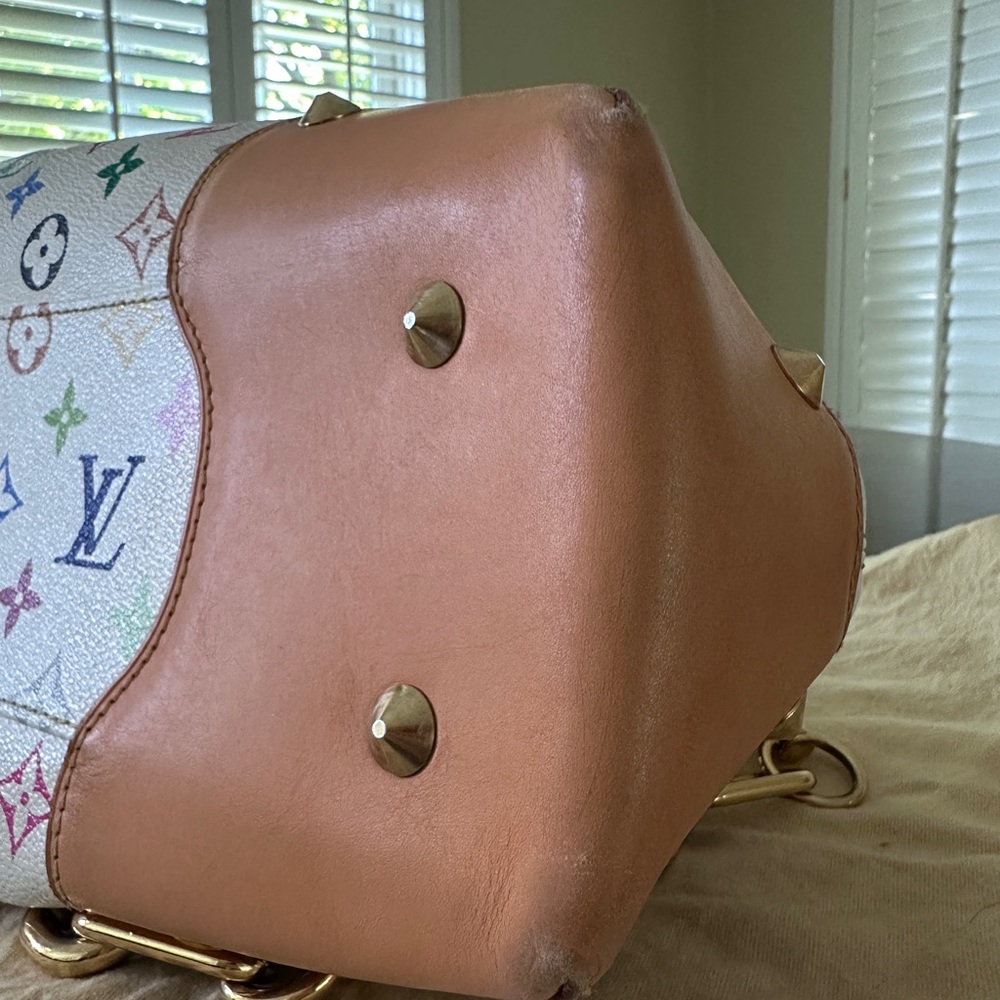 Louis Vuitton Murakami Judy white monogram multi color shoulder bag - Picture 7 of 16